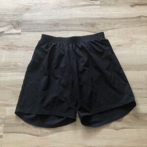 Adidas Black Athletic Shorts Moisture-Wicking Mid-Thigh